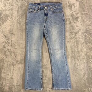 Levi's 515 Bootcut Jeans Women's Size 28x28 Blue Light Wash Pants